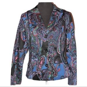 Coldwater Creek Paisley Blazer